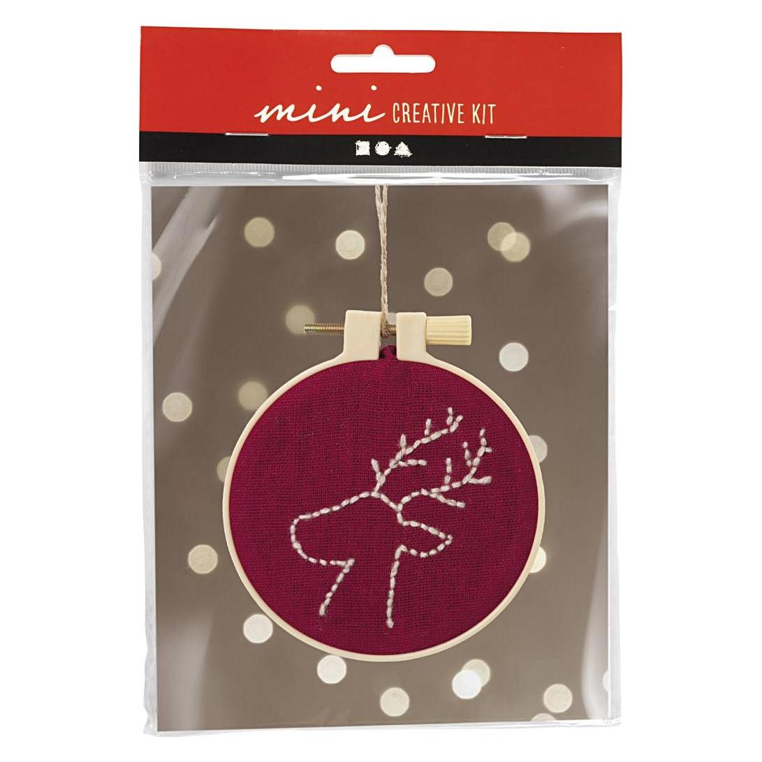 Creativ Company Bastelset Sticken Rentier (977486)