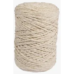 Rayher Braidy Recycling Garn m.Goldfaden 2mm øgeflochten ca. 240m Knäuel 250g