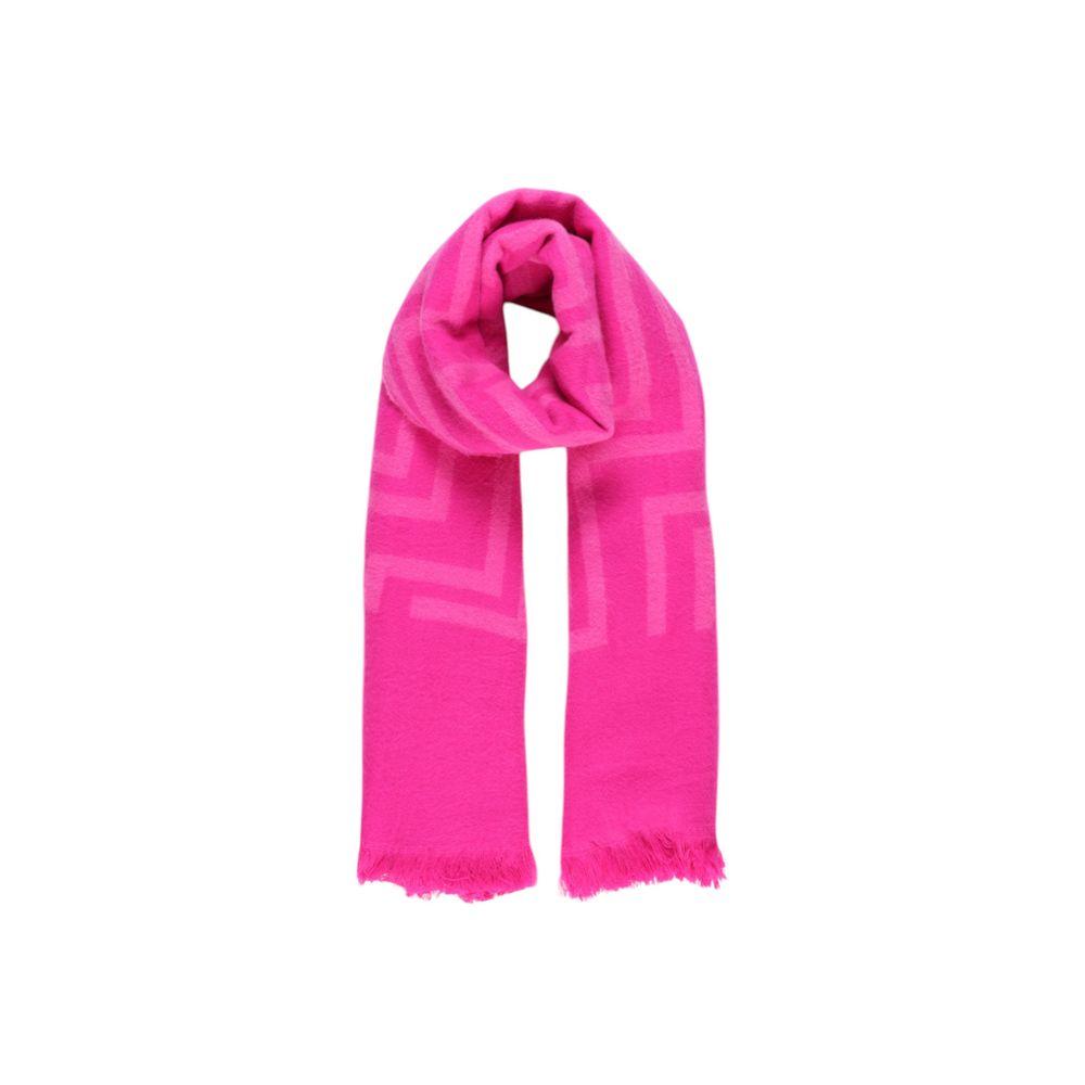 Roze Geometrisch Patroon Sjaal
