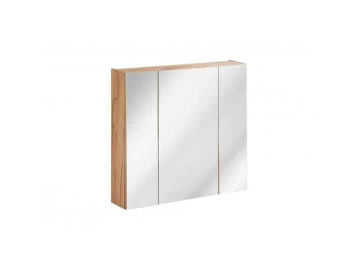 Armoire miroir - 80 x 16 x 75 cm - Elise Oak
