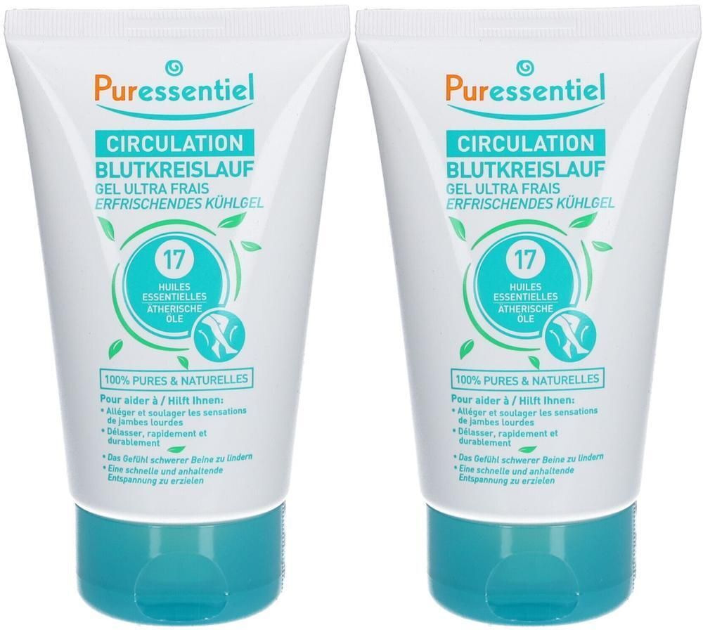Puressentiel Blutkreislauf erfrischendes Kühlgel 2x 2x125 ml Gel