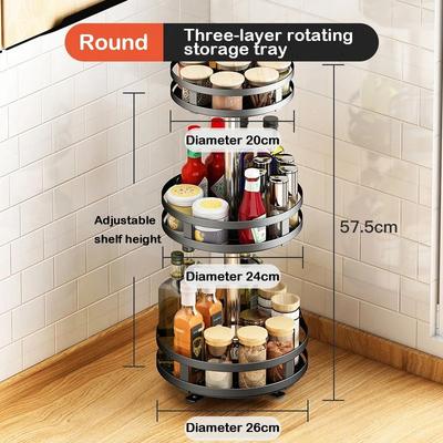 Inspire Essentials 360 Rotating Spice Organizer Turntable 3