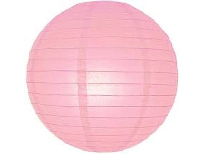 5 x Lampion licht roze 45 cm