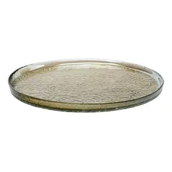 6er-Set Ritzenhoff & Breker Servierteller Luzia Ø 28 cm Glas Braun