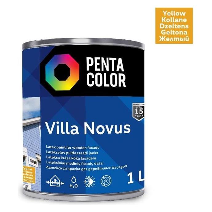 Pentacolor Facade Paint Villa Novus (Yellow (1000 ml) (33041567)