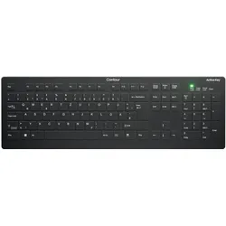 Cherry ACTIVE KEY MTA AK-C8112 Wireless DE-Layout schwarz (DE, Kabellos), Tastatur, Schwarz