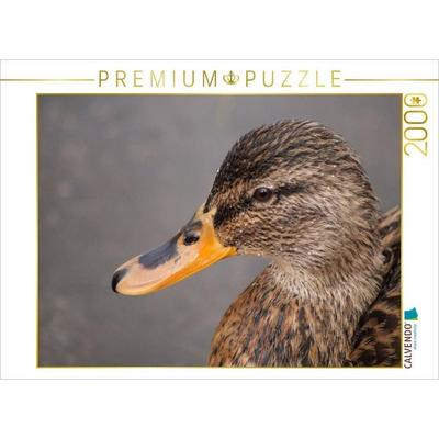 CALVENDO Puzzle Stockente Weibchen | 2000 Teile Lege-Größe 90x67cm Foto-Puzzle für glückliche Stunden