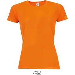 SOLS Damen Raglan Sport Shirt T-Shirt 01159 neon orange XL