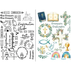 Transfermotive "Kommunion/Konfirmation", 2 Bogen
