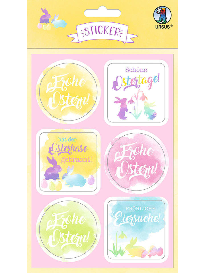 URSUS Sticker "Bunte Ostern" in Bunt - onesize