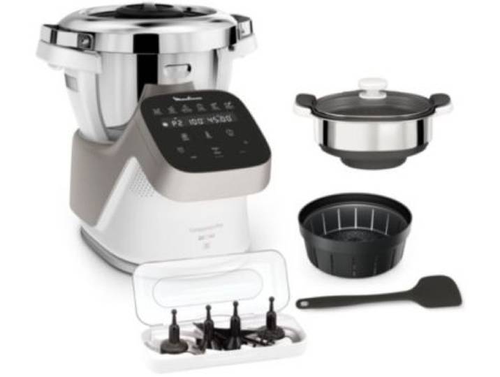 Moulinex - Robot Cuiseur Companion Pro + Cuiseur Vapeur Yy5286fg