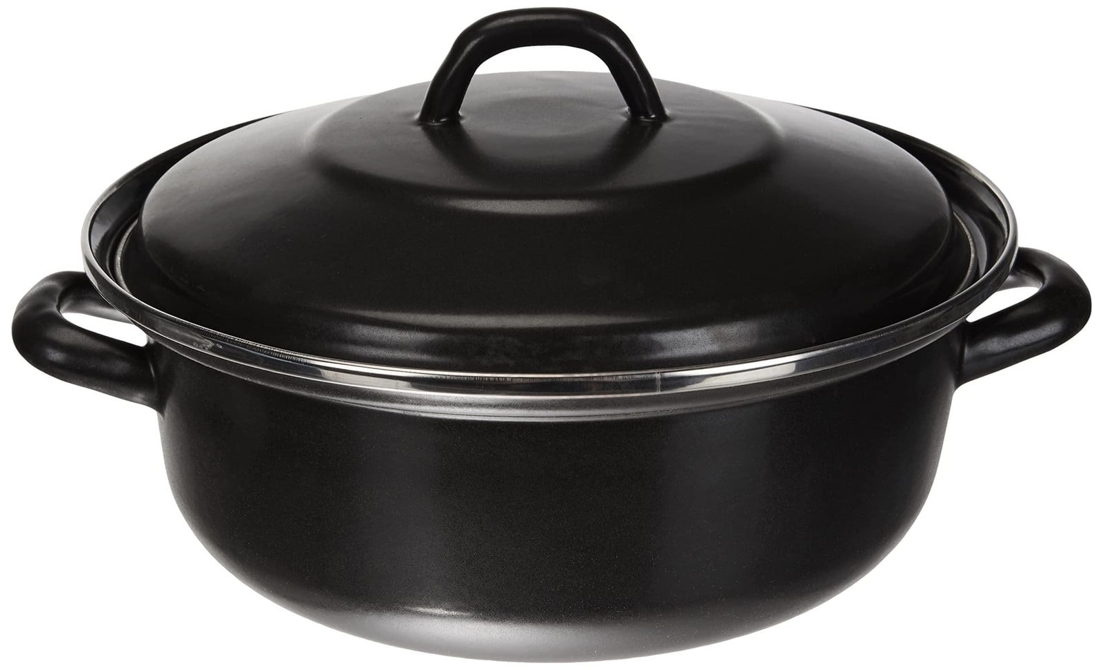 Karl Krueger braadpan met deksel, mat glazuur, diameter 24 cm