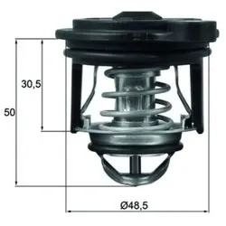Thermostat Kühlmittel MAHLE TI 246 50 für Ford Fiesta VI