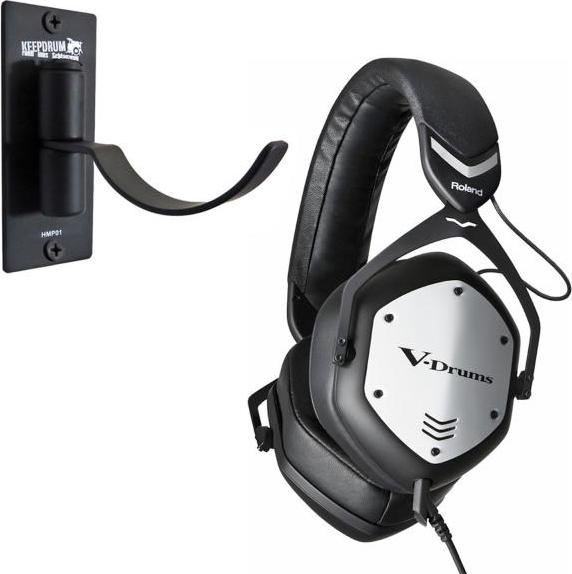 Roland VMH-D1 hoofdtelefoon voor elektronische drums met wandbevestiging