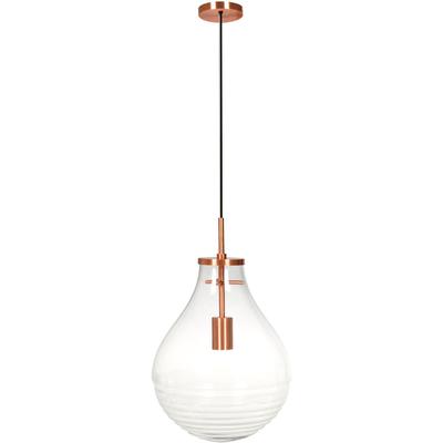 KAYOOM Hängeleuchte "Tamo", gold (transparent, kupferfarben), 1, H: 50cm, 1 Stk., Leuchten, Design-Pendelleuchte, Hängeleuchte