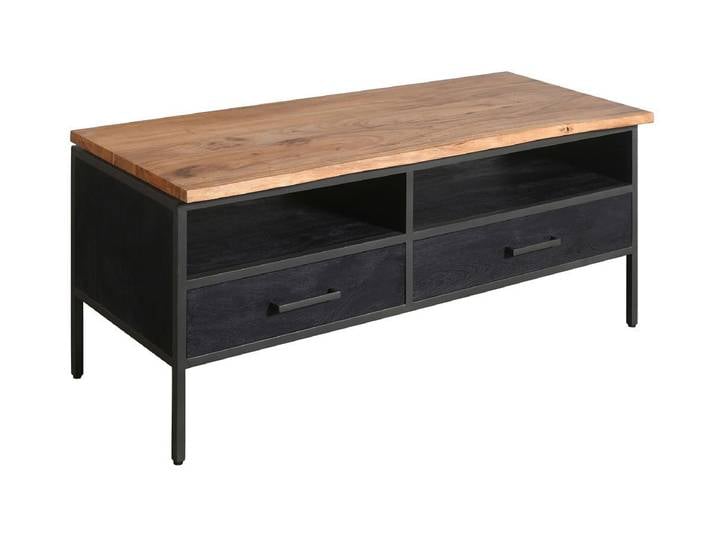 TV Board 127x58cm 'Kuba' Akazie mit Baumkante
