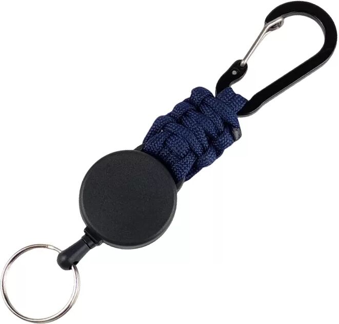 INF 2er-Pack einziehbarer Schlüsselanhänger, robuster Zug-Schlüsselanhänger mit Gürtelclip Navy blau