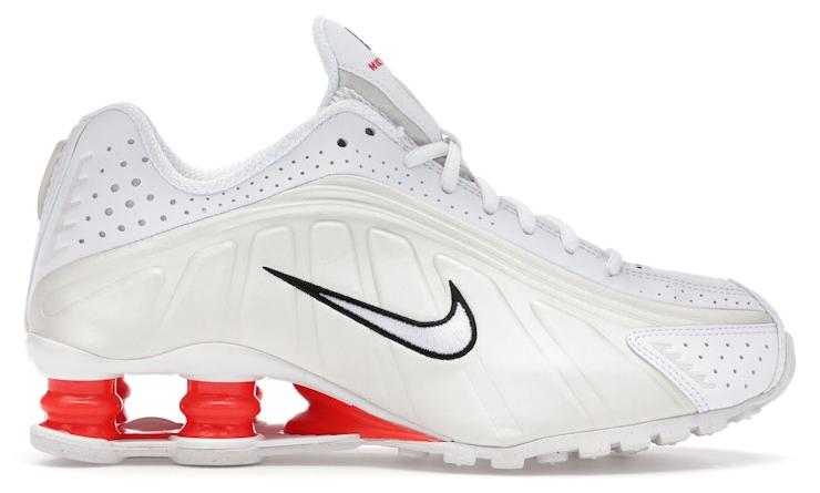 Nike Shox R4 White Phantom Picante Red (Women's) - EU 44