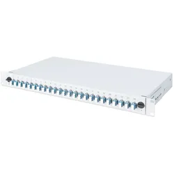 Digitus LWL Spleißbox, 1HE, bestückt, 24x LC DX, OS2