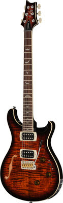 PRS SE Custom 24 Semi-Hollow OB Orange Tiger Smokeburst