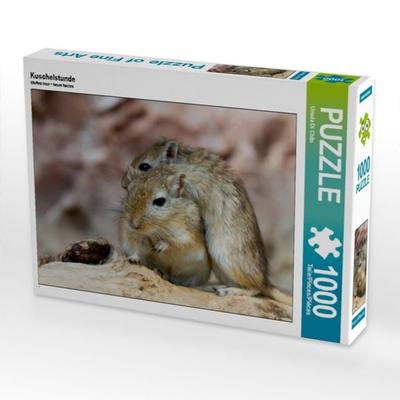 CALVENDO Puzzle Kuschelstunde | 1000 Teile Lege-Größe 64x48cm Foto-Puzzle für glückliche Stunden