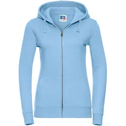 Russell Damen Authentic Zipped Hood Jacket, sky, XS