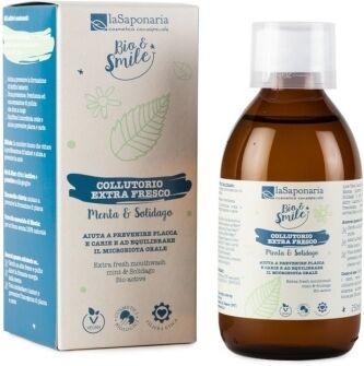 La Saponaria Enjuague Bucal Extra Fresco con Menta y Solidago 250 ml