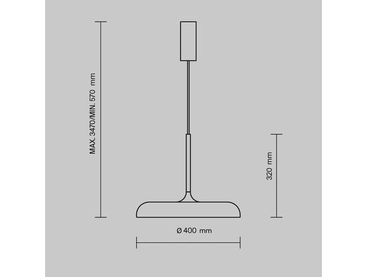 Maytoni Hängelampe Gerhard, alu / grau / zink, für Wohn- / Esszimmer, Metall, Modern