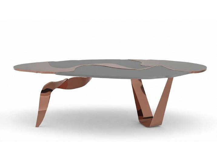 Xlmoebel Esstisch Edelstahl Esstisch mit elegantem Design für moderne Räume (Esstisch), Hergestellt in Europa