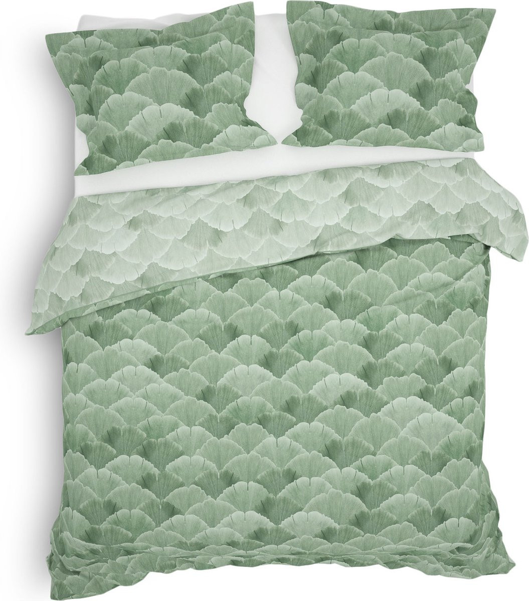 Heckett & Lane Danilo Dekbedovertrek Lits-jumeaux Laurel Green 240 x 220 cm