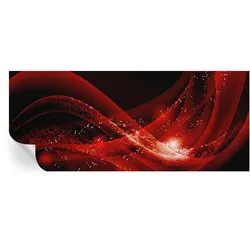 FOTOTAPETE 250x104 cm - Roter Wirbel