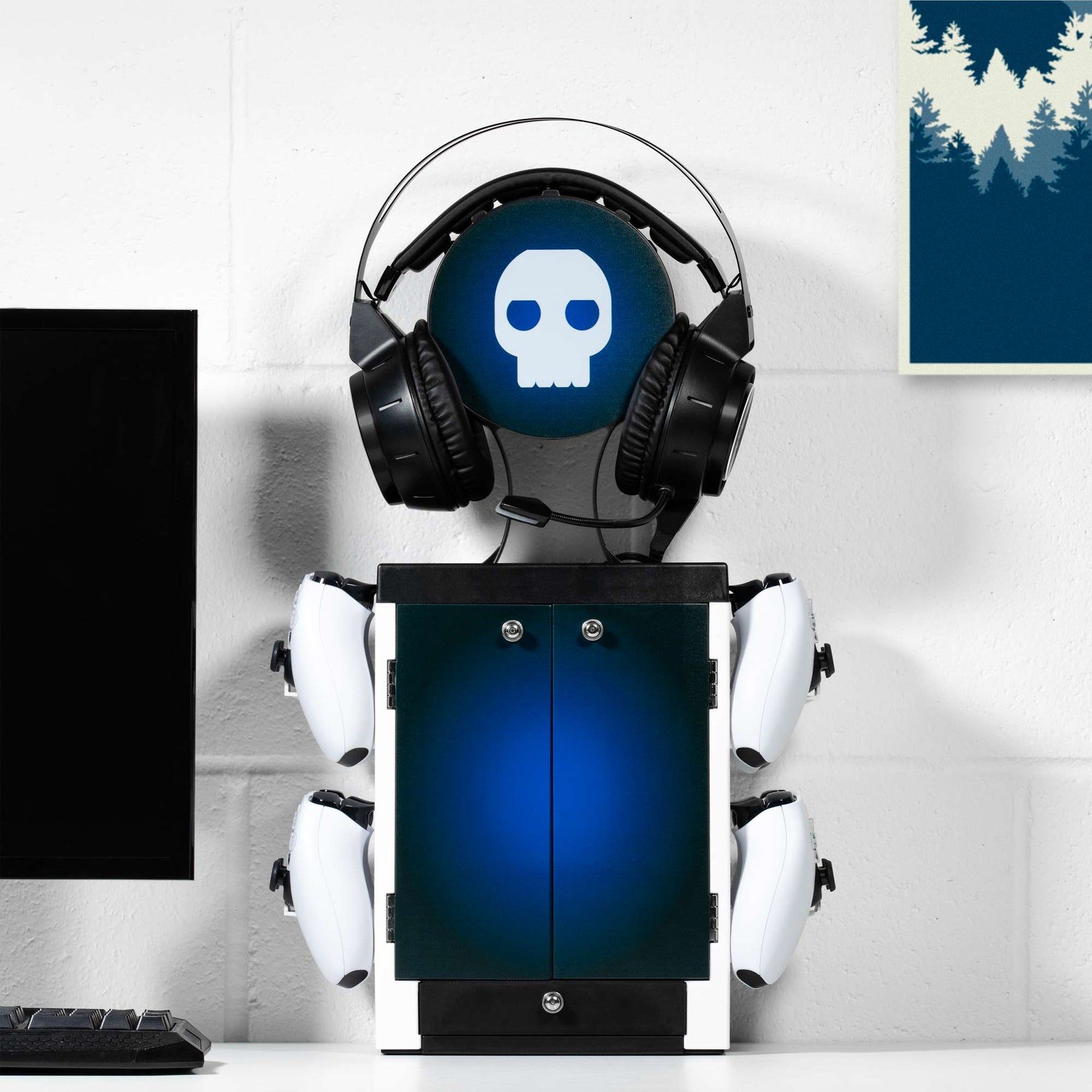 Numskull PS5 Inspired Blue and White Gaming Locker (PlayStation 5)