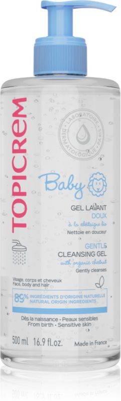 Topicrem BABY My 1st Cleansing Gel 2in1 gel lavant corps et cheveux pour bébé 500 ml
