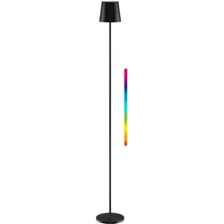 Goobay, Stehlampe, Kabellose LED-Stehleuchte, Grösse XL, 122 cm, RGBW, schwarz (220 lm)