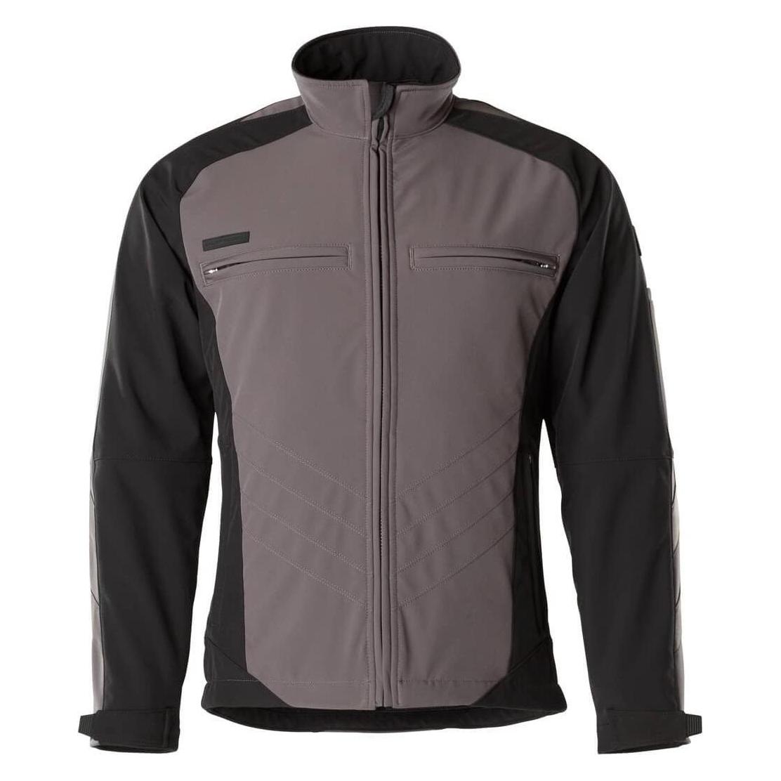 Mascot Herren Softshelljacke DRESDEN dunkelanthrazit, schwarz Grösse XS (XS) (10002093200739)