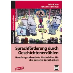 Sprachförderung durch Geschichtenerzählen, Schulbücher von Johannes Merkel, Julia Klein