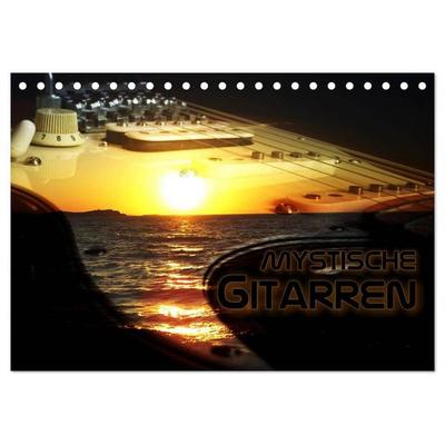 Mystische Gitarren (Tischkalender 2026 DIN A5 quer), CALVENDO Monatskalender