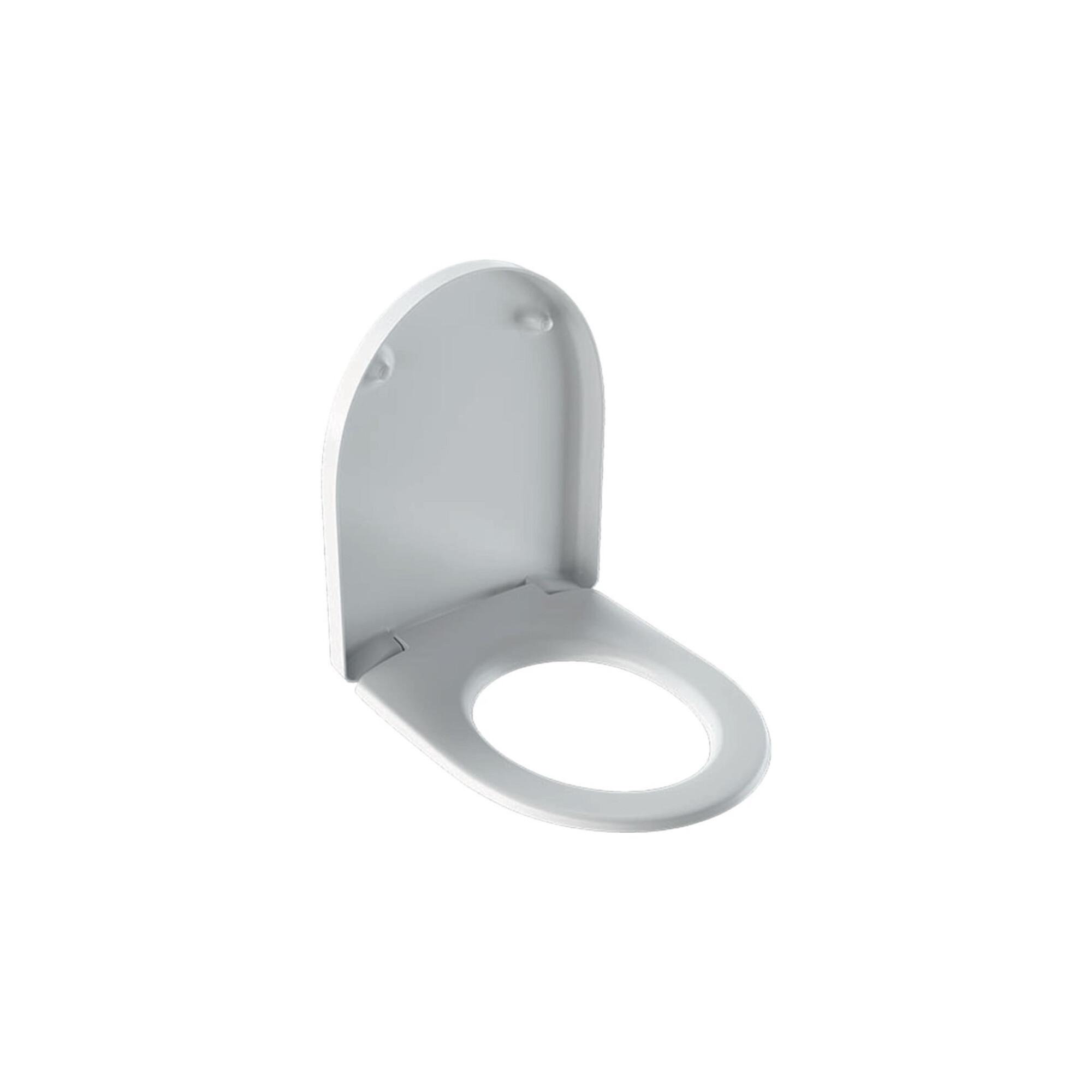 Geberit WC-Sitz iCon Scharn. MS verchromt, m Absenkaut., weiß (574130000)