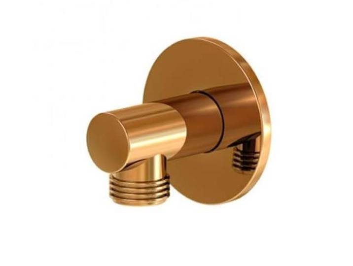 Steinberg 100-serie douche-aansluitbocht, G1/2, rond, 1001660RG, Kleur: roségoud