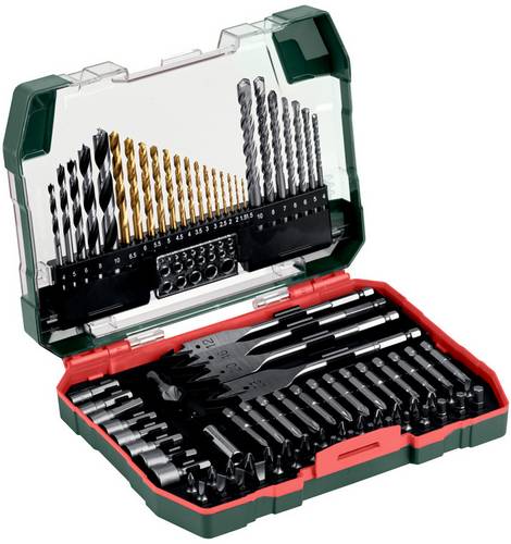Bohrersatz 86tlg. Bohrer m.Werkzeug Brutto-G.1,623kg Metabo