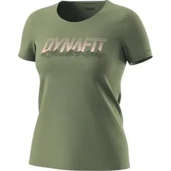 DYNAFIT Damen Shirt GRAPHIC, Größe 38 in Grün Grün