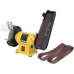 Powerplus, Schleifmaschine + Poliermaschine, Kombi-Schleiftisch-Schleifer 240W - 3 Acc. (Bandschleifer)
