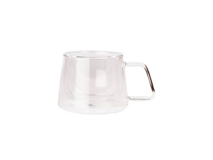 Verre à double paroi avec anse pour cappuccino CHiATO, 210 ml