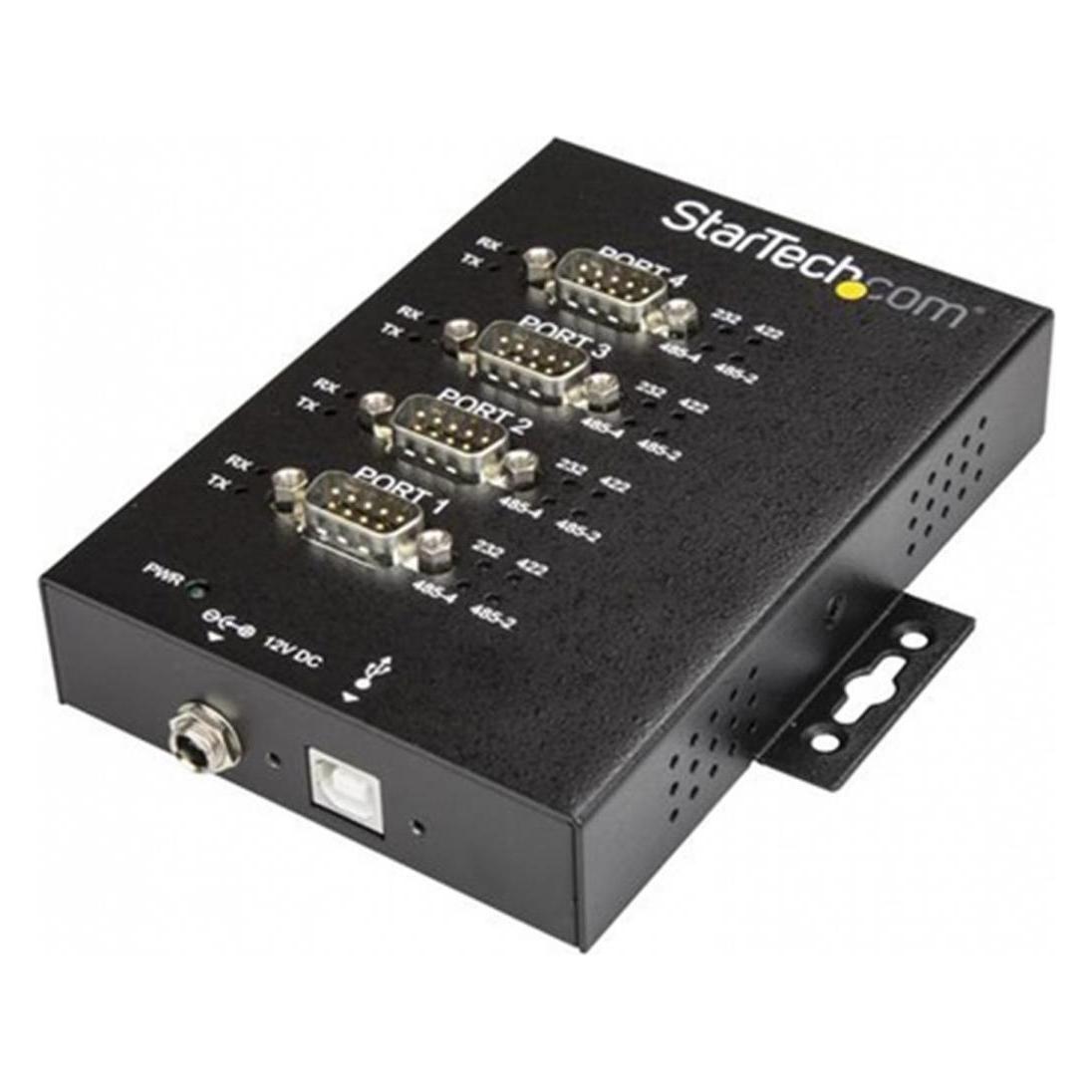 StarTech 4 Port industrieller USB auf RS232/422/485 Serieller Adapter - 15kv ESD Schutz - USB zu Seriell A... (ICUSB234854I)
