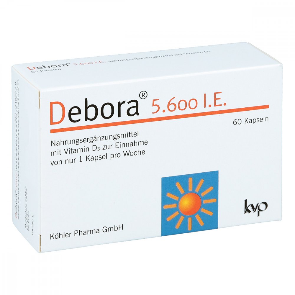 Köhler Pharma GmbH Debora 5.600 I.e. Kapseln 13168037