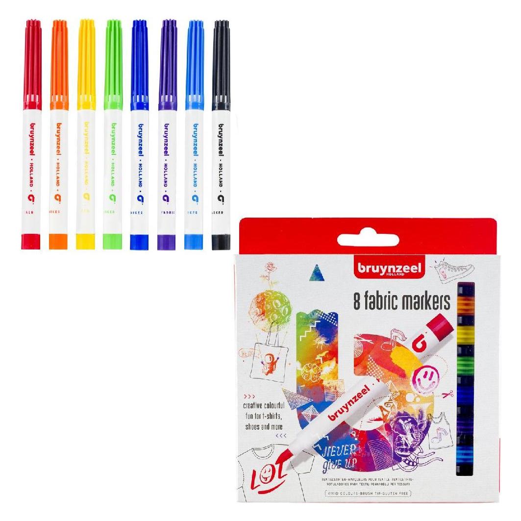 Bruynzeel Textilmarker (8x) (60227008)
