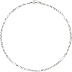 Edelstahlkette VIVANCE "timeless style", silber (edelstahlfarben), Halsketten, Damen, Chirurgiestahl, Edelstahlkette