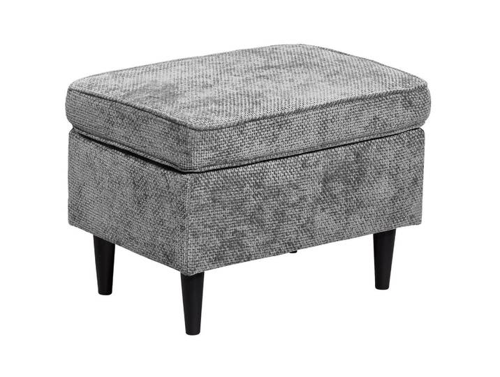 Livetastic Hocker, Grau, Holz, Buche, rechteckig, 63x43x42 cm, Made in EU, Wohnzimmer, Hocker, Sitzhocker