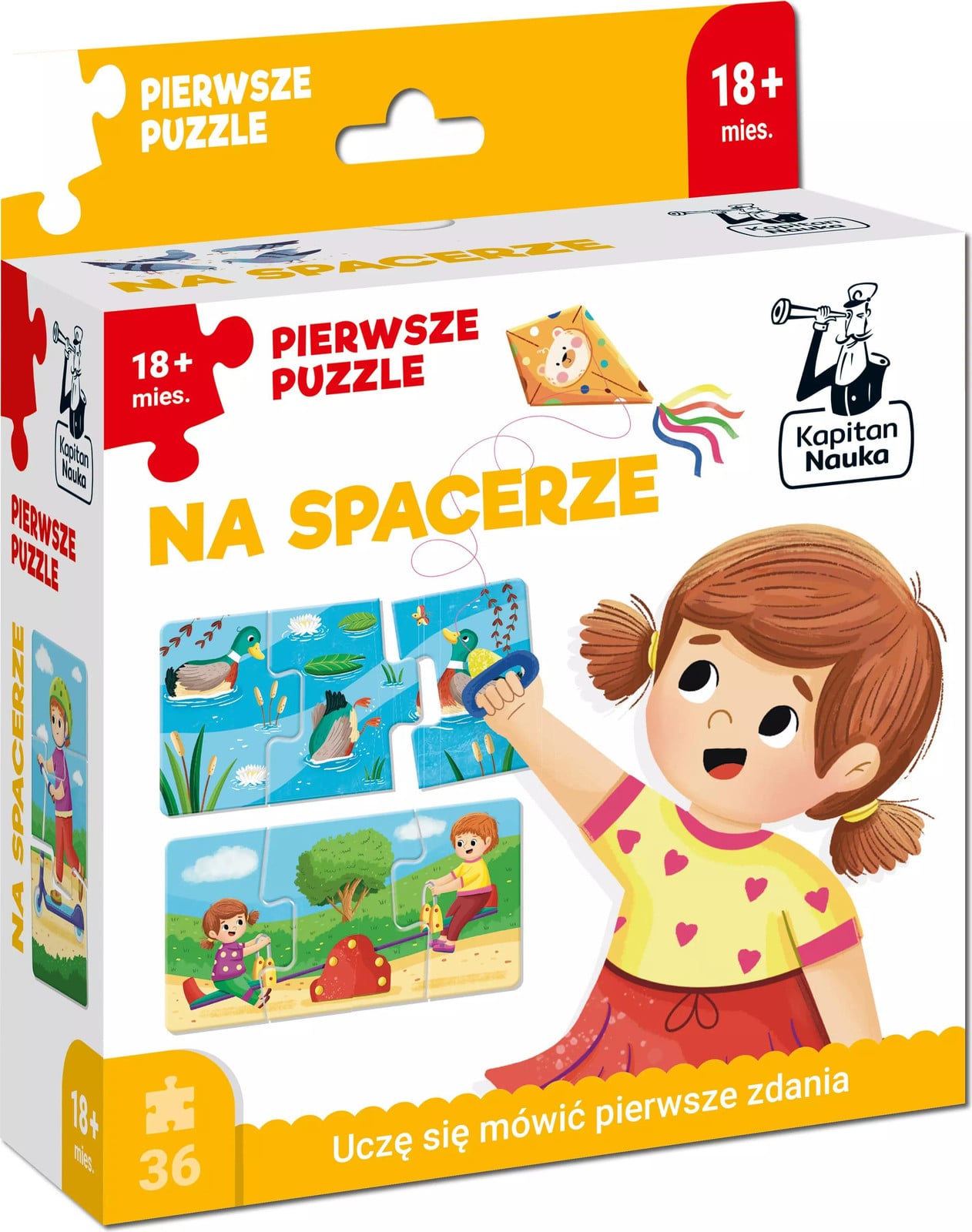 Kapitan Nauka Puzzel voor de eerste stappen