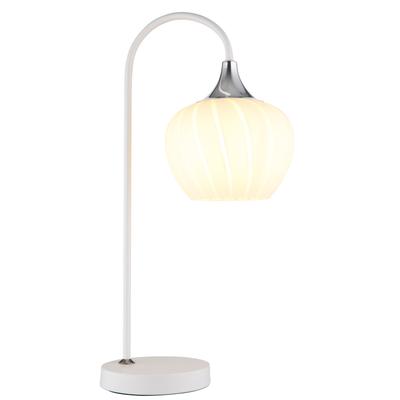 GLOBO LIGHTING Tischleuchte "MAXY", weiß, Ø 18cm H: 54cm, 1 Stk., Leuchten, Tischlampe/modern/Wohnzimmer/Schlafzimmer, Tischleuchte